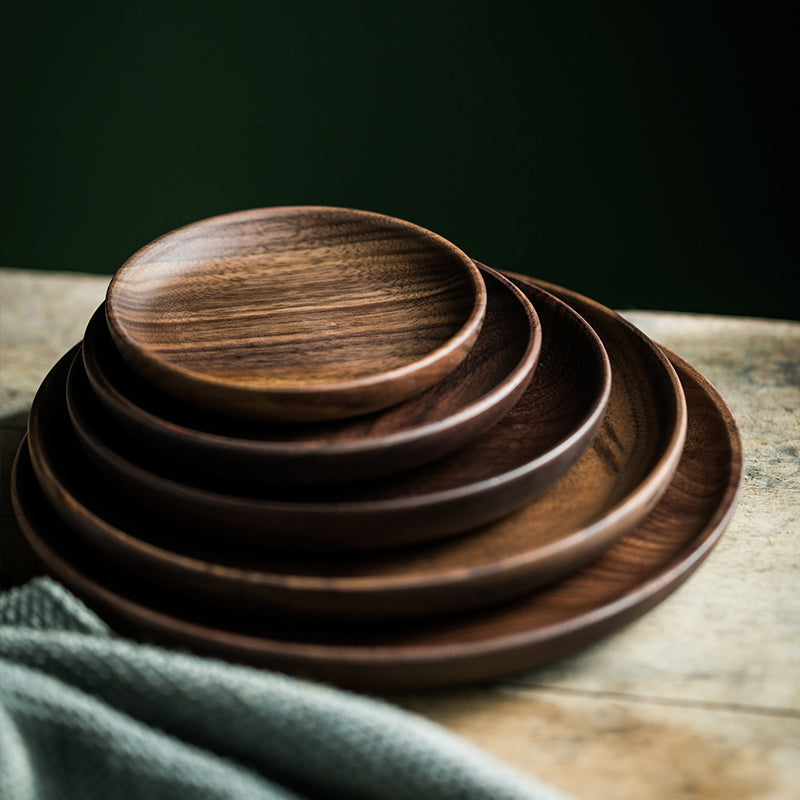 Black Walnut Wooden Serving Bowl