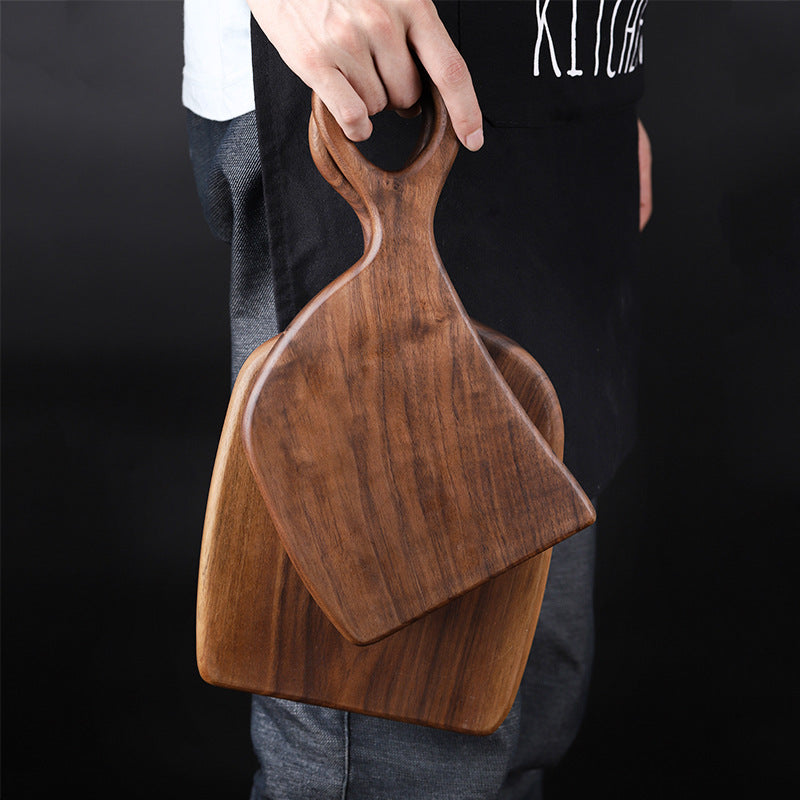 Couple-Shaped Black Walnut Cutting Board Set