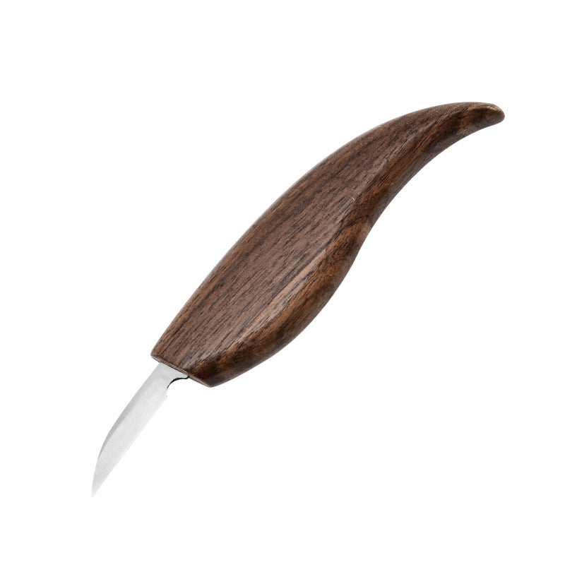 Walnut Handle Wood Carving Tool Set | Professional Woodworking Kit