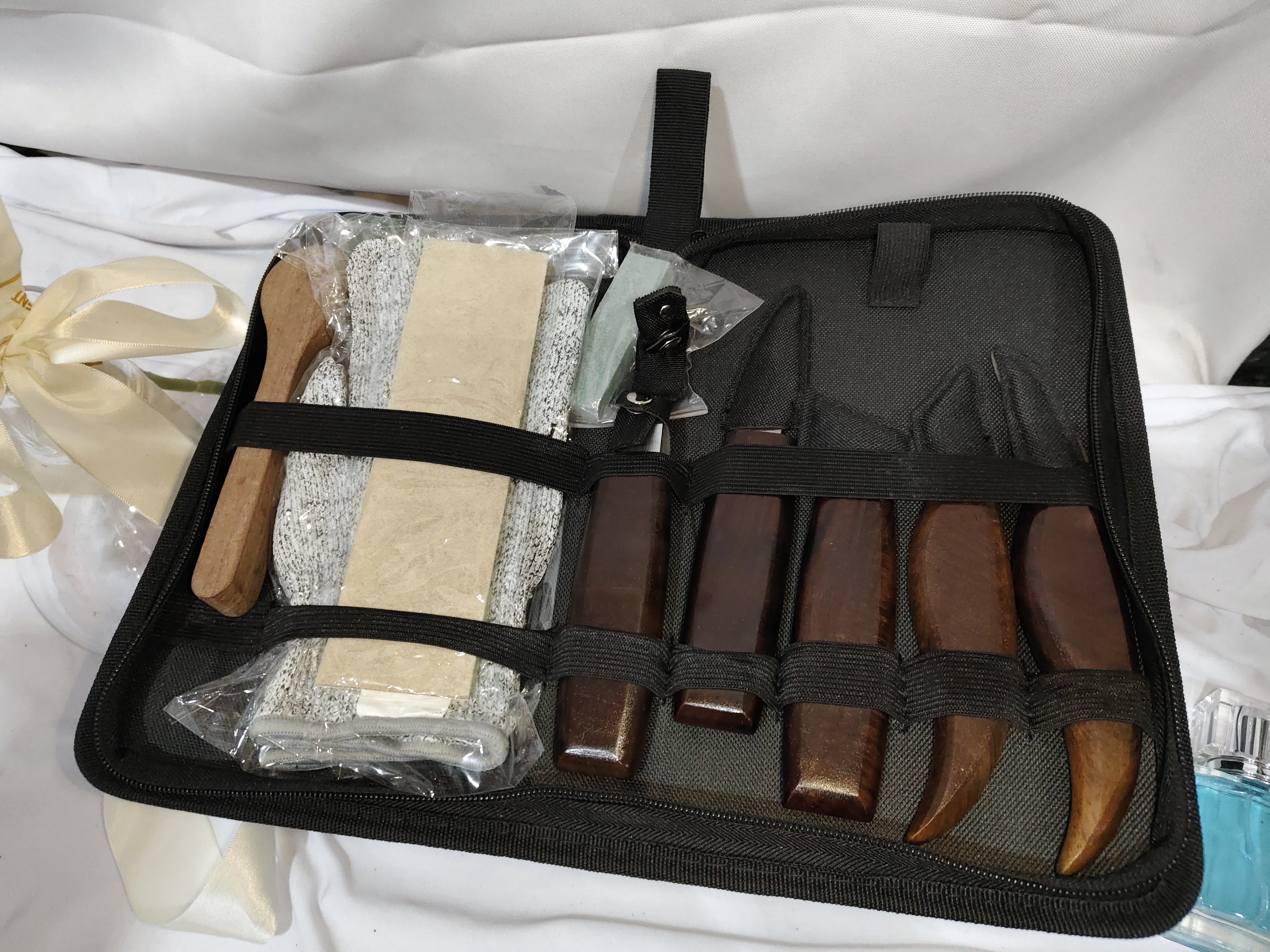 Walnut Handle Wood Carving Tool Set | Professional Woodworking Kit